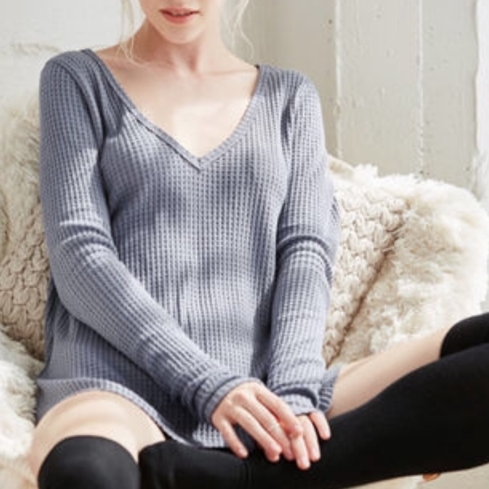 Pacsun blue grey thermal